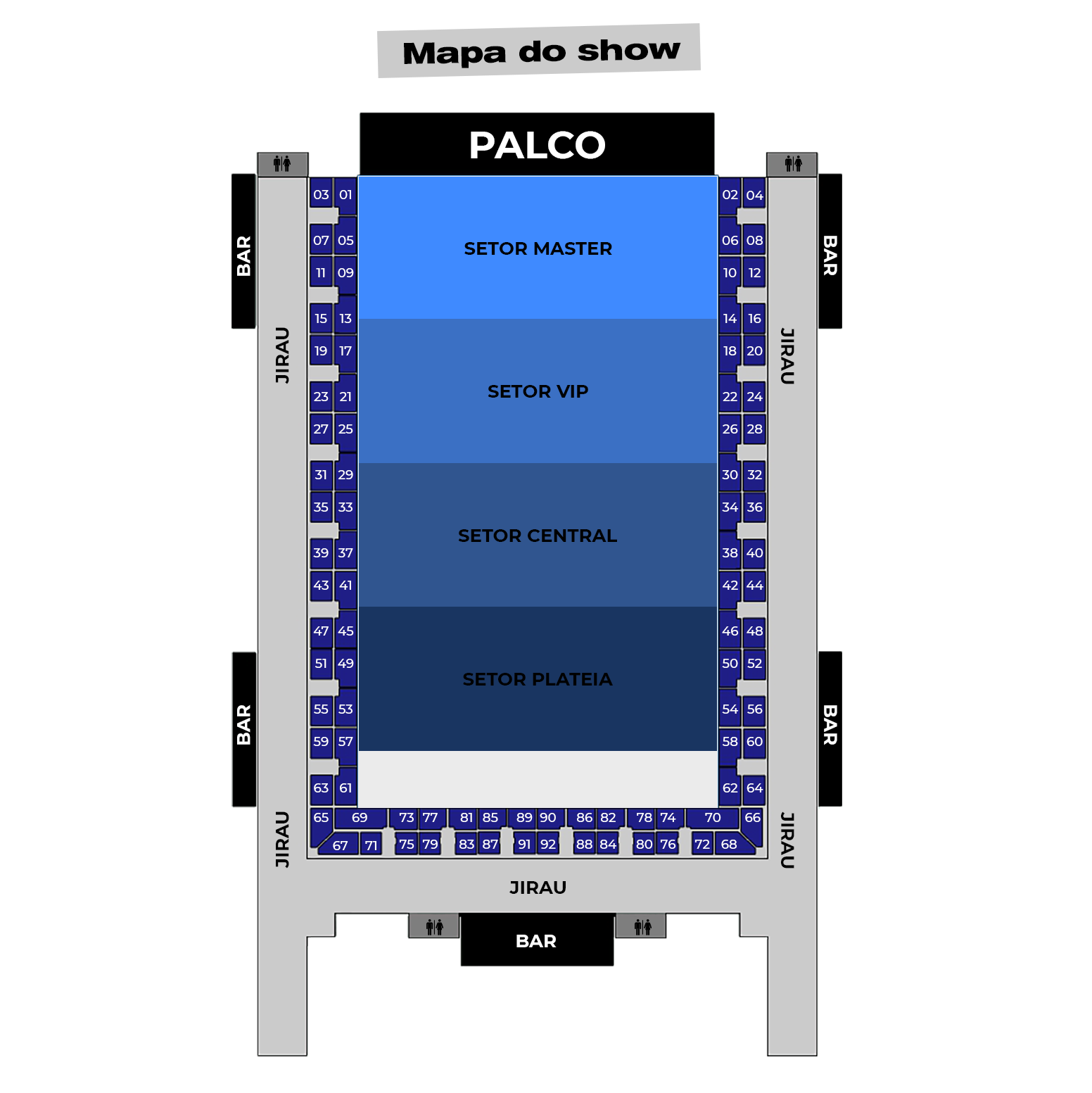 Mapa do Evento