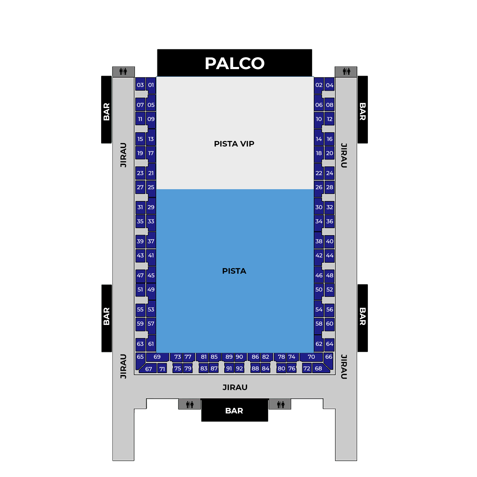 Mapa do Evento