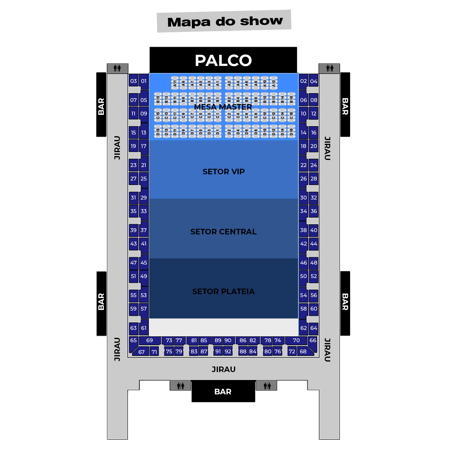 Mapa do Evento